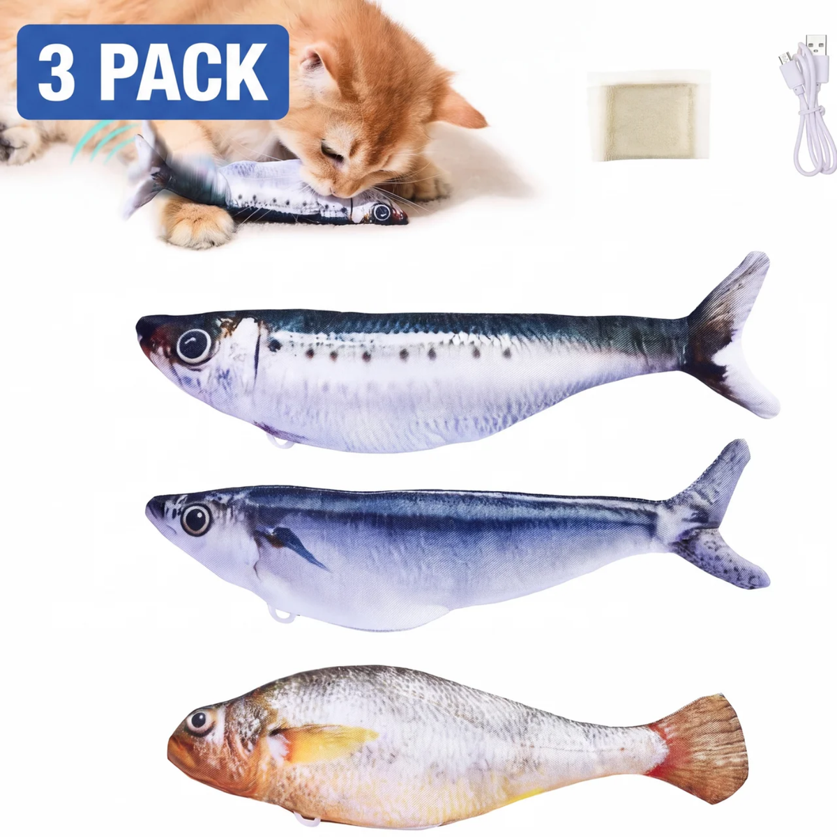 Kitty Flopperz™ Interactive Toy