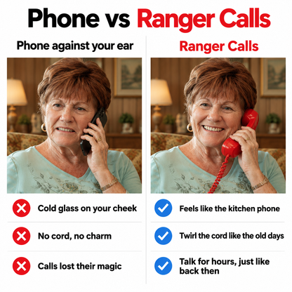 RewindRing Retro Phone Headset